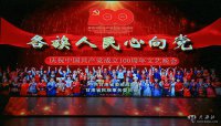 庆祝建党100周年各族人